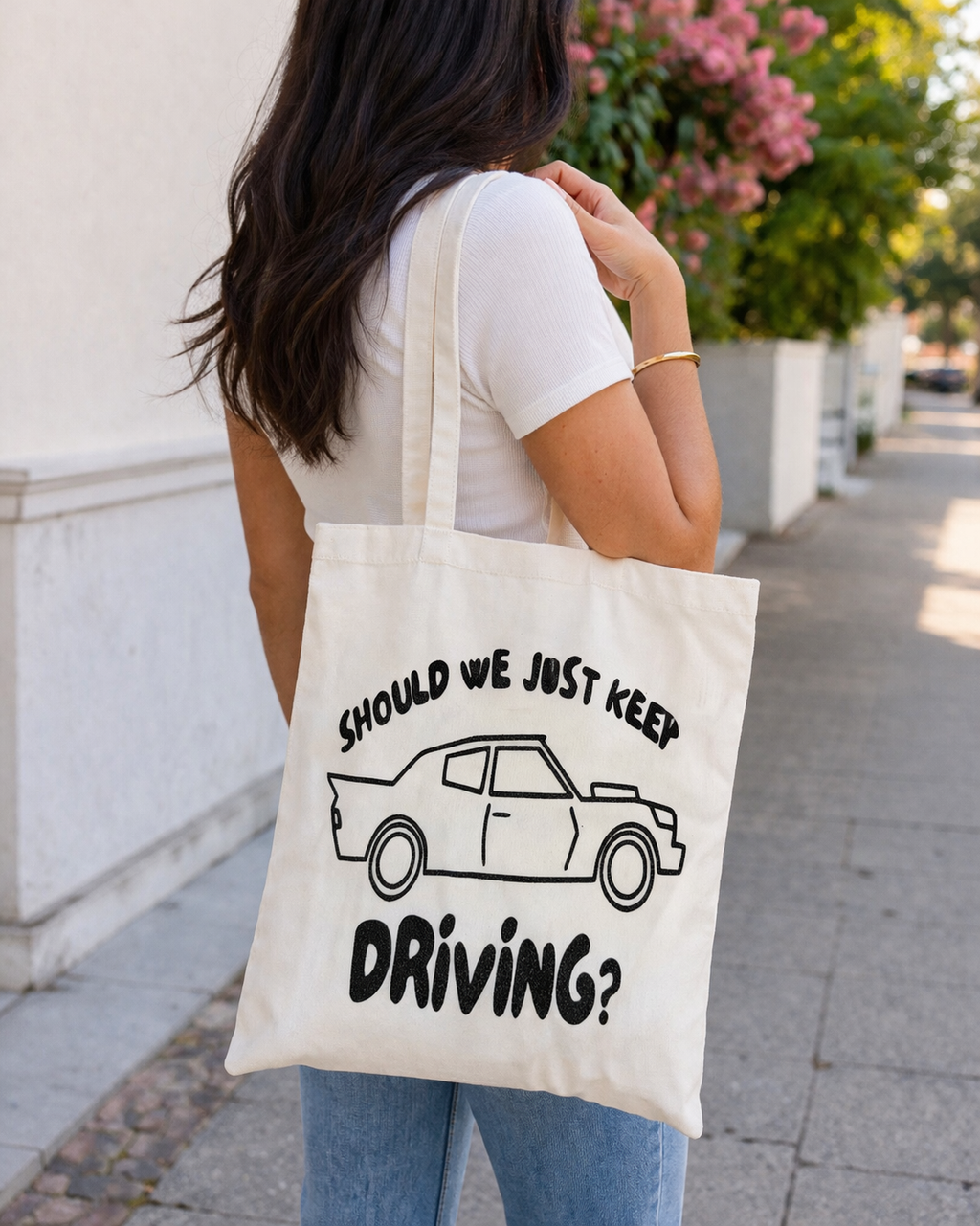 Should we just keep driving? Tote Bag